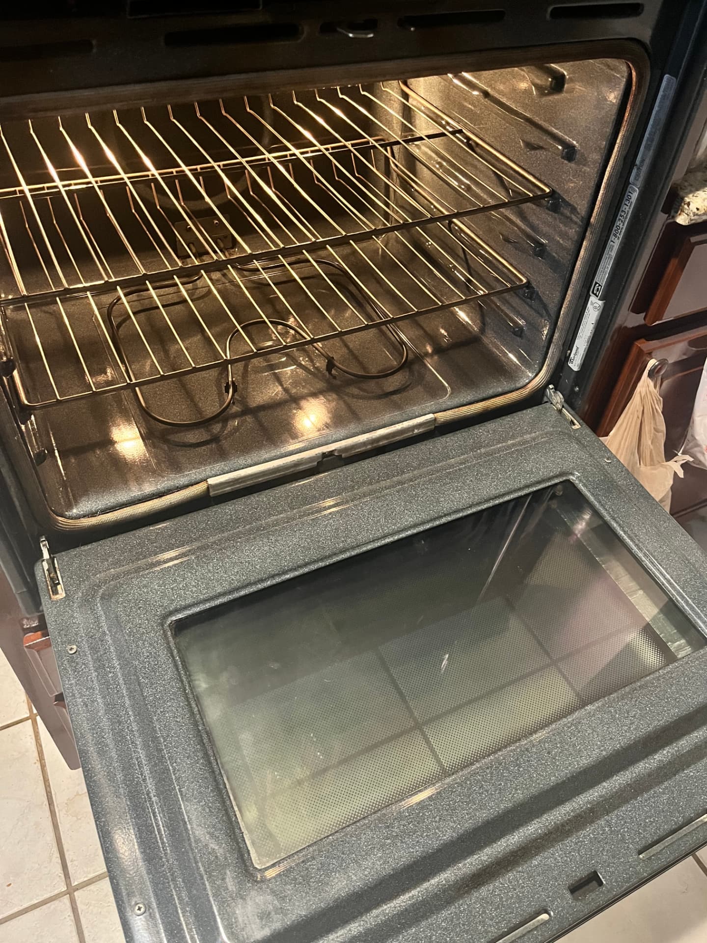 Oven after Golden Clean service
